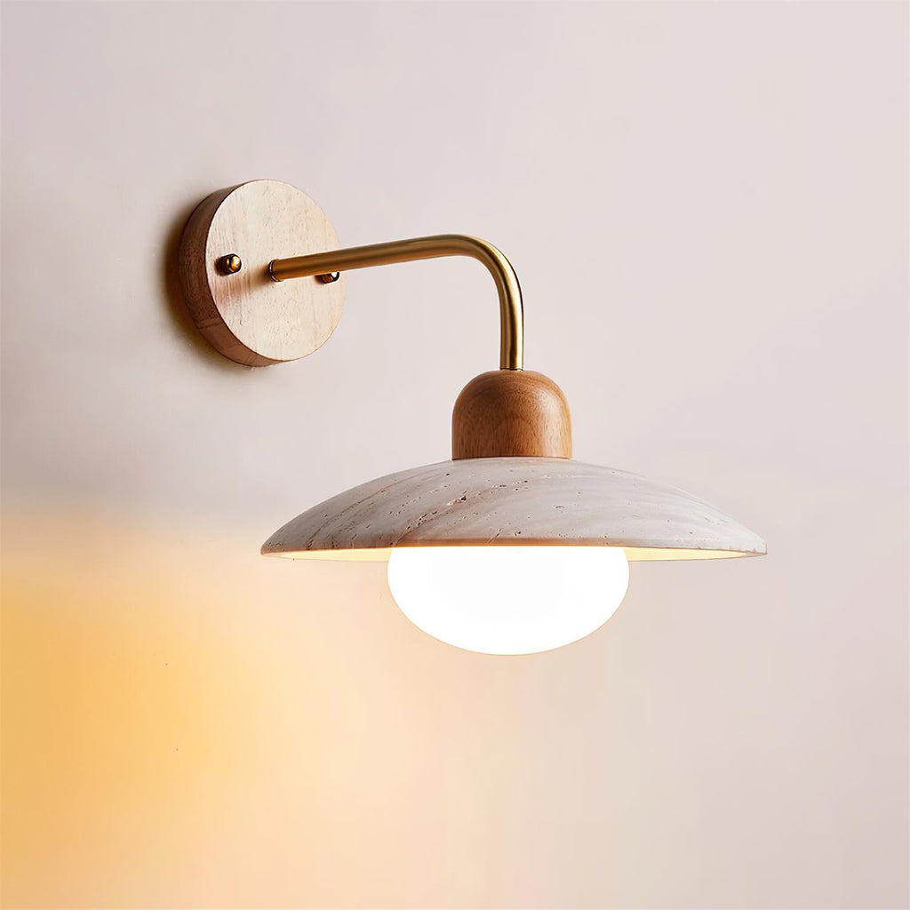 Rardencove Travertine Wall Light-Moonnatur