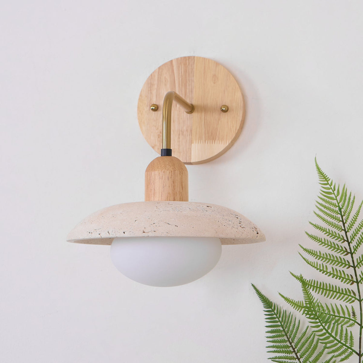 Rardencove Travertine Wall Light-Moonnatur
