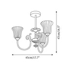 Cumberwynne Glass Chandelier-Moonnatur