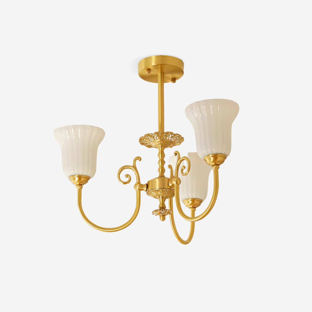 Cumberwynne Glass Chandelier-Moonnatur
