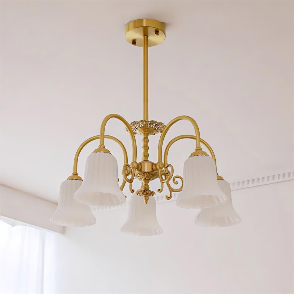 Cumberwynne Glass Chandelier-Moonnatur