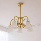 Cumberwynne Glass Chandelier-Moonnatur