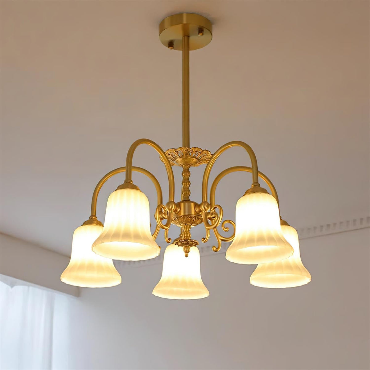Cumberwynne Glass Chandelier-Moonnatur