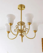 Cumberwynne Glass Chandelier-Moonnatur