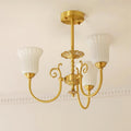 Cumberwynne Glass Chandelier-Moonnatur
