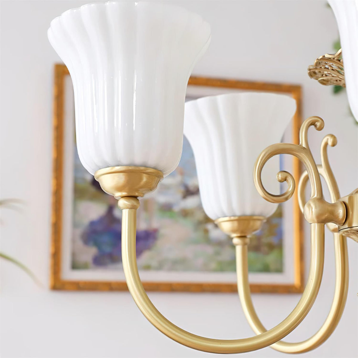 Cumberwynne Glass Chandelier-Moonnatur