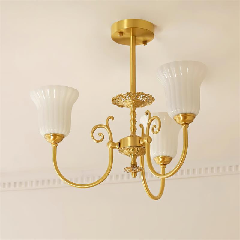 Cumberwynne Glass Chandelier-Moonnatur