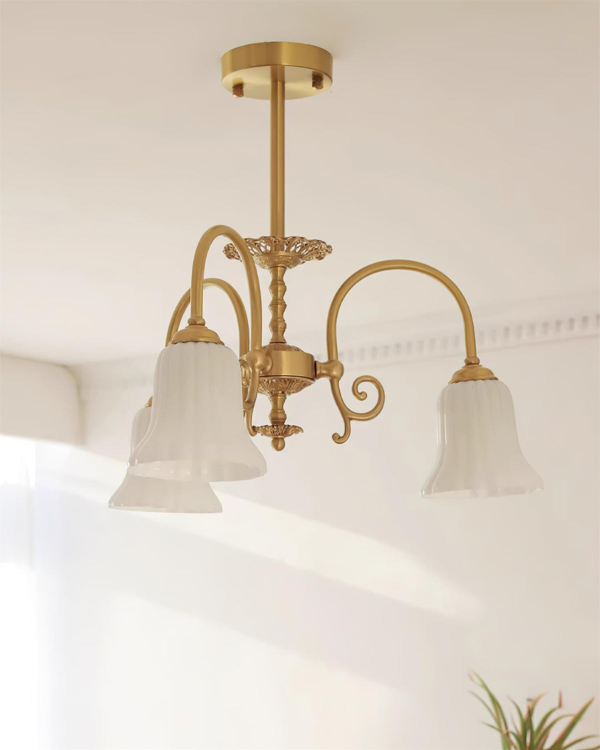 Cumberwynne Glass Chandelier-Moonnatur