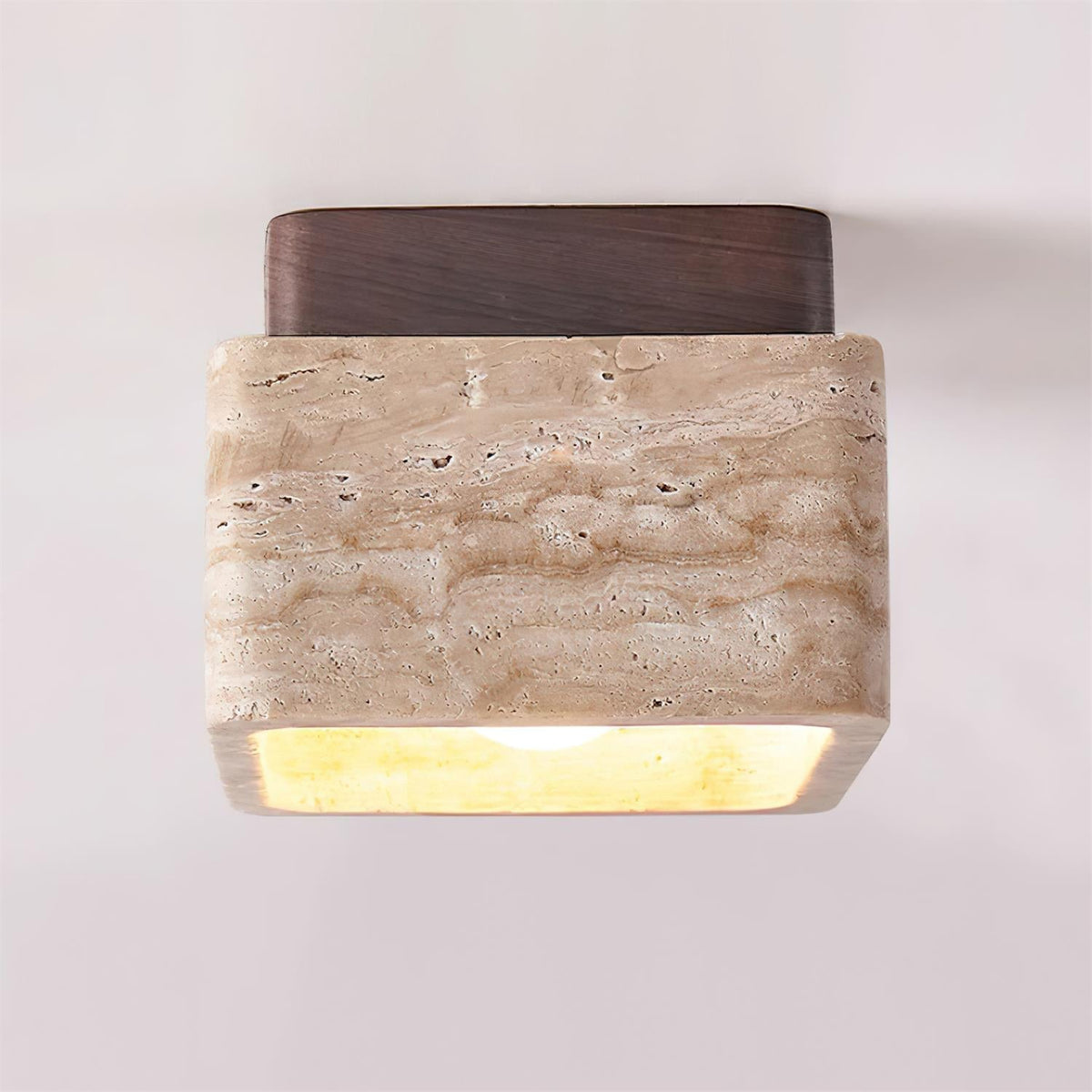 Elsenelis Travertine Ceiling Light-Moonnatur