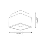 Elsenelis Travertine Ceiling Light-Moonnatur