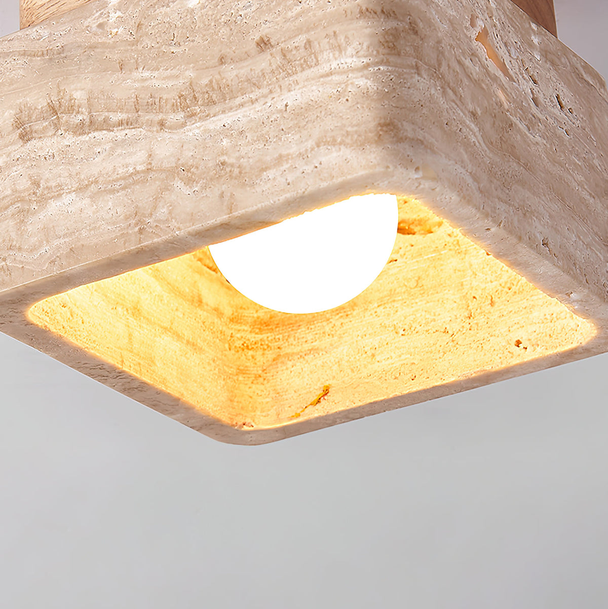 Elsenelis Travertine Ceiling Light-Moonnatur