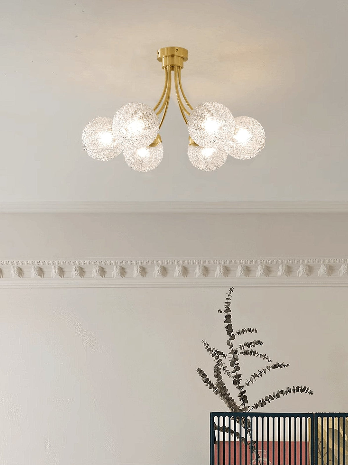 Sylvenia Glass Ceiling Light-Moonnatur