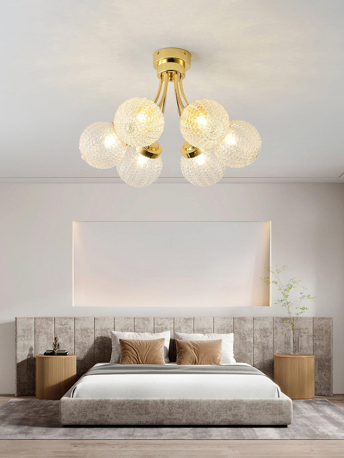 Sylvenia Glass Ceiling Light-Moonnatur