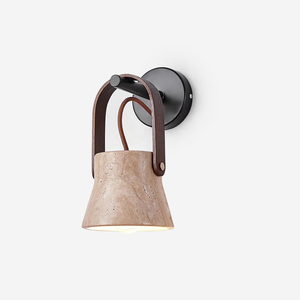 Tarnelwood Travertine Wall Light-Moonnatur
