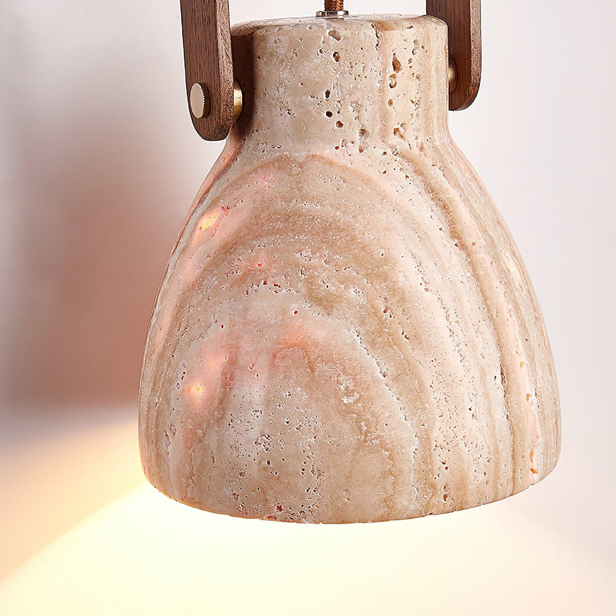 Tarnelwood Travertine Wall Light-Moonnatur