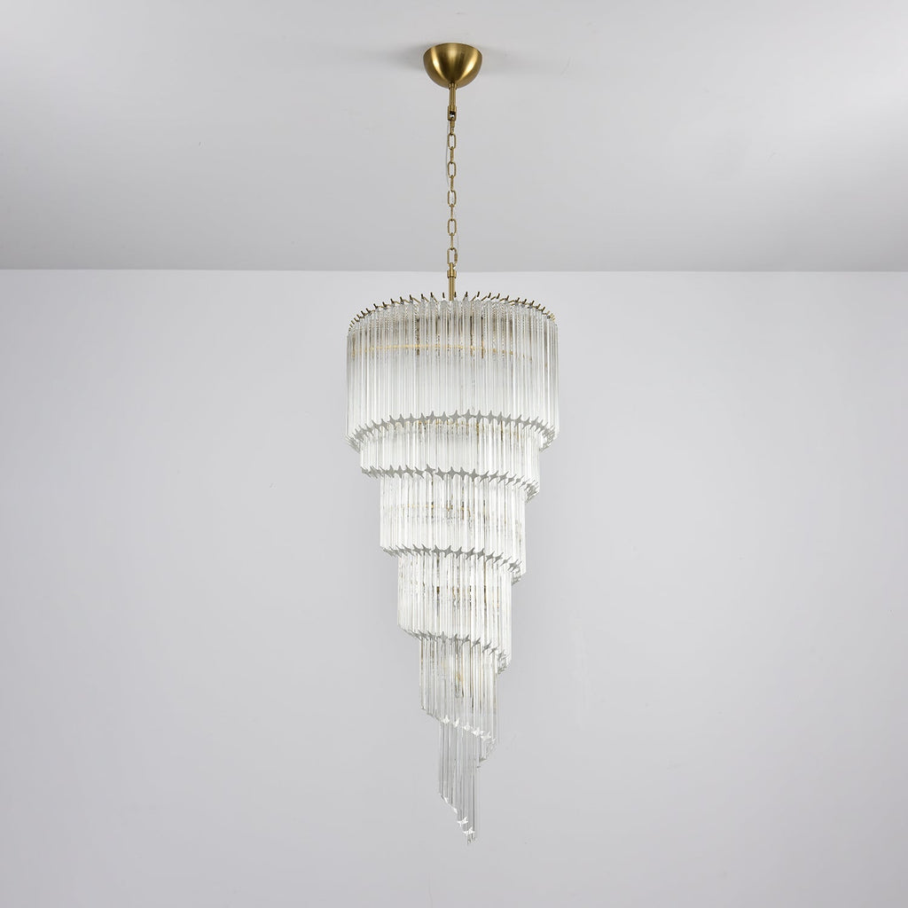Zelvenmoss Glass Chandelier-Moonnatur