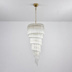 Zelvenmoss Glass Chandelier-Moonnatur