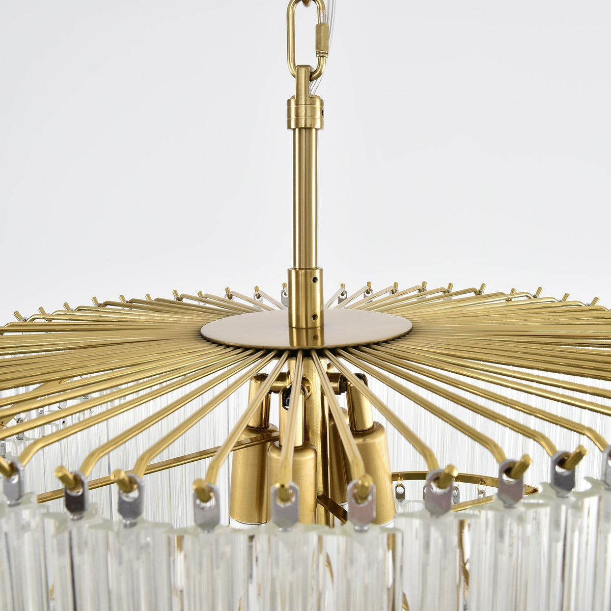 Zelvenmoss Glass Chandelier-Moonnatur