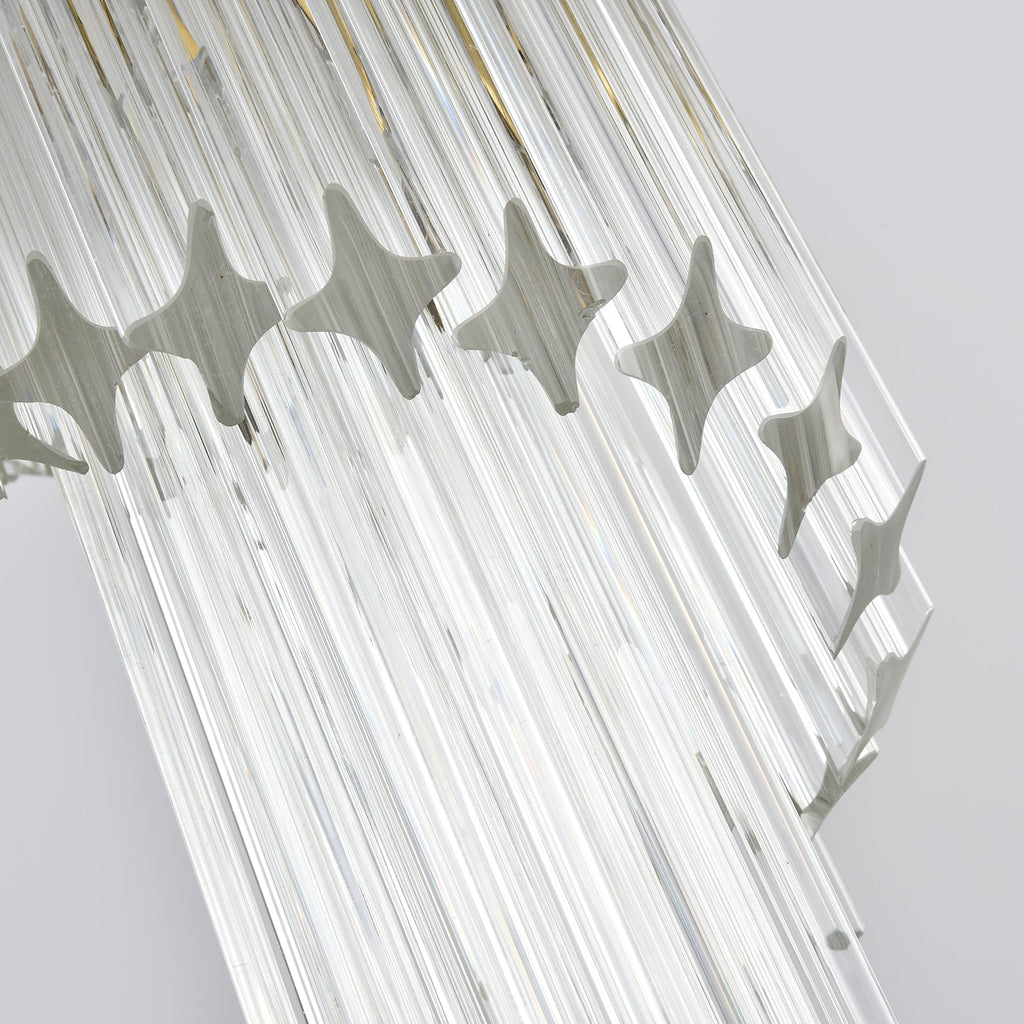 Zelvenmoss Glass Chandelier-Moonnatur