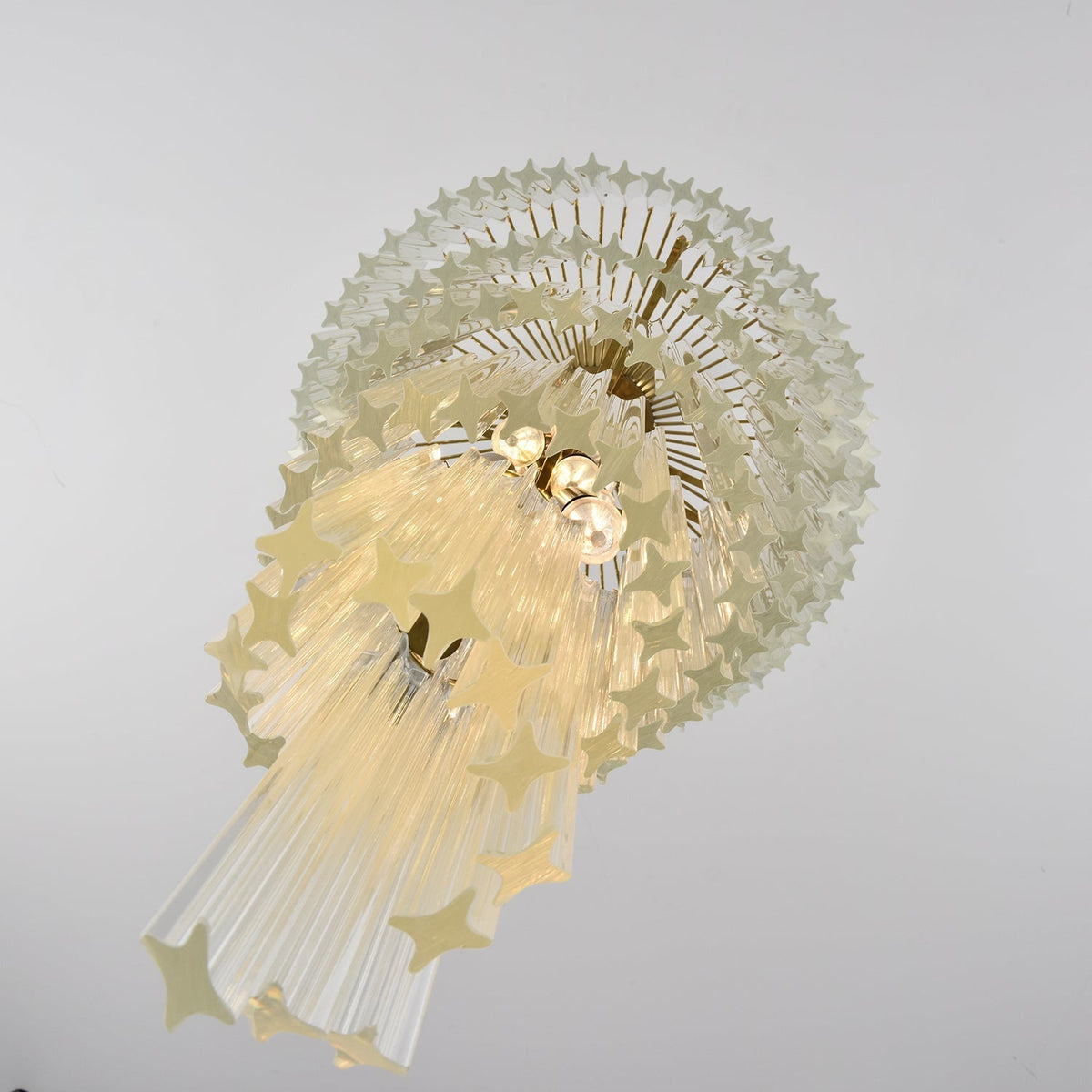 Zelvenmoss Glass Chandelier-Moonnatur