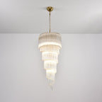 Zelvenmoss Glass Chandelier-Moonnatur