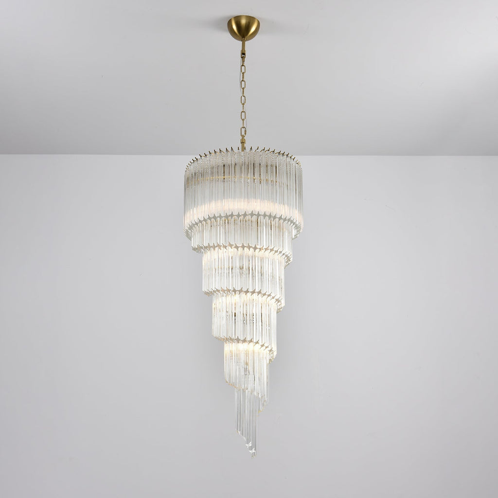 Zelvenmoss Glass Chandelier-Moonnatur