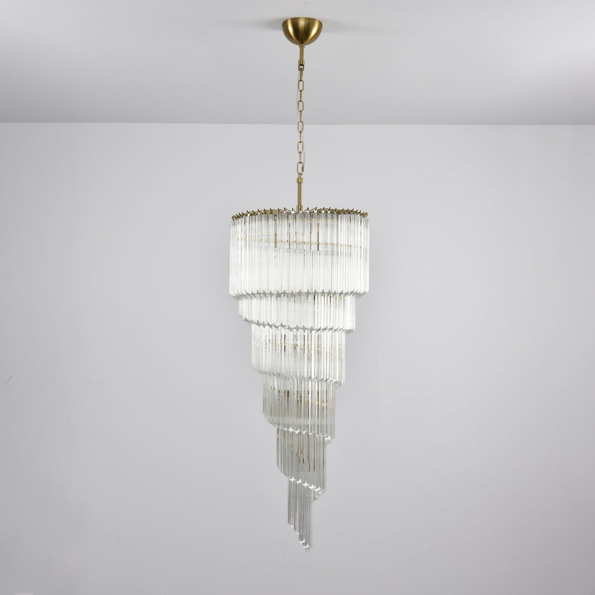 Zelvenmoss Glass Chandelier-Moonnatur