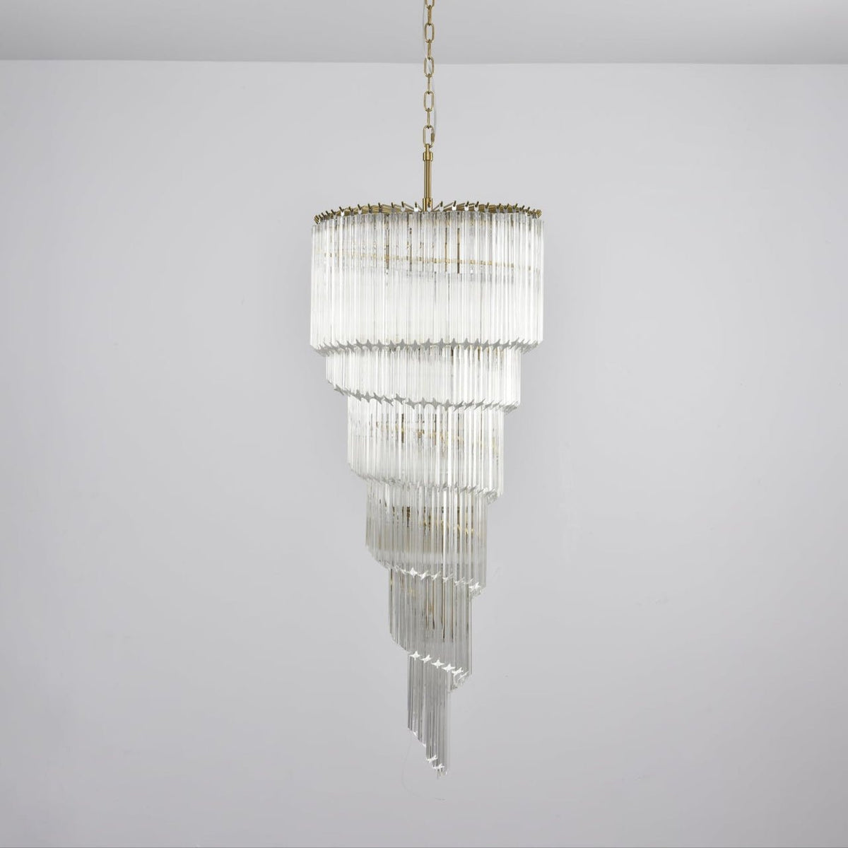 Zelvenmoss Glass Chandelier-Moonnatur