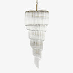 Zelvenmoss Glass Chandelier-Moonnatur