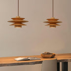 Rivenaria Wood Pendant Light-Moonnatur