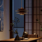 Rivenaria Wood Pendant Light-Moonnatur