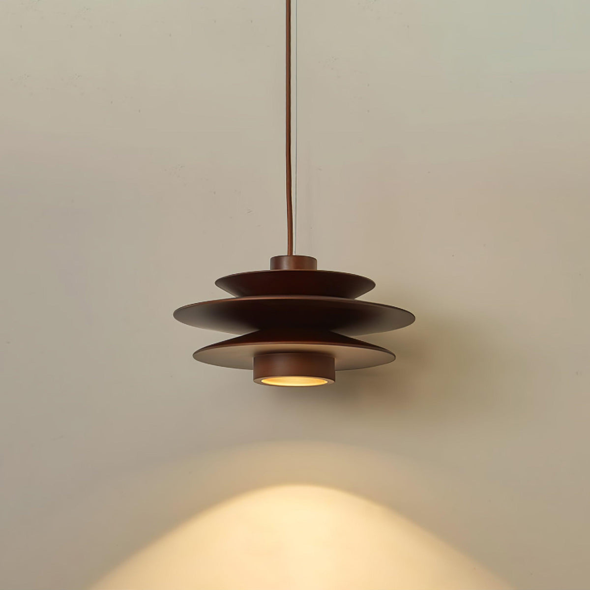 Rivenaria Wood Pendant Light-Moonnatur