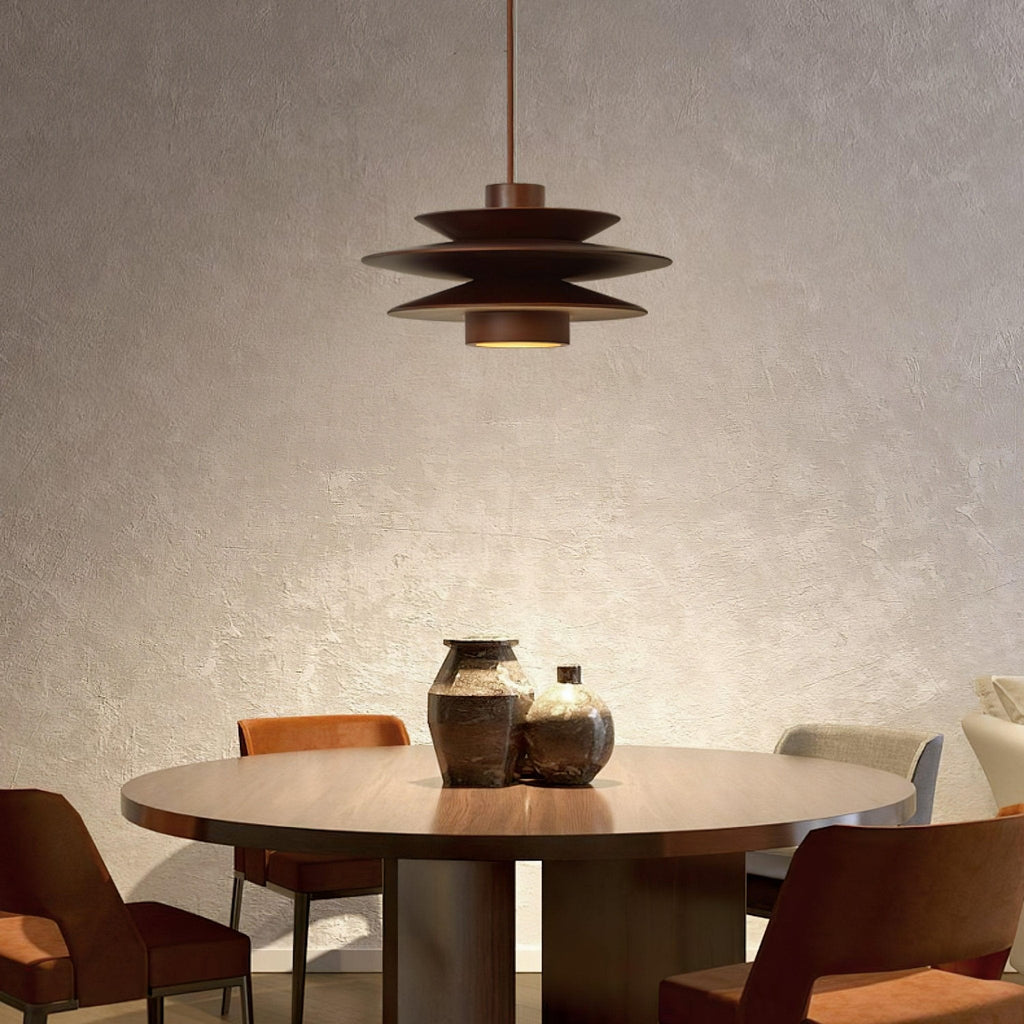 Rivenaria Wood Pendant Light-Moonnatur