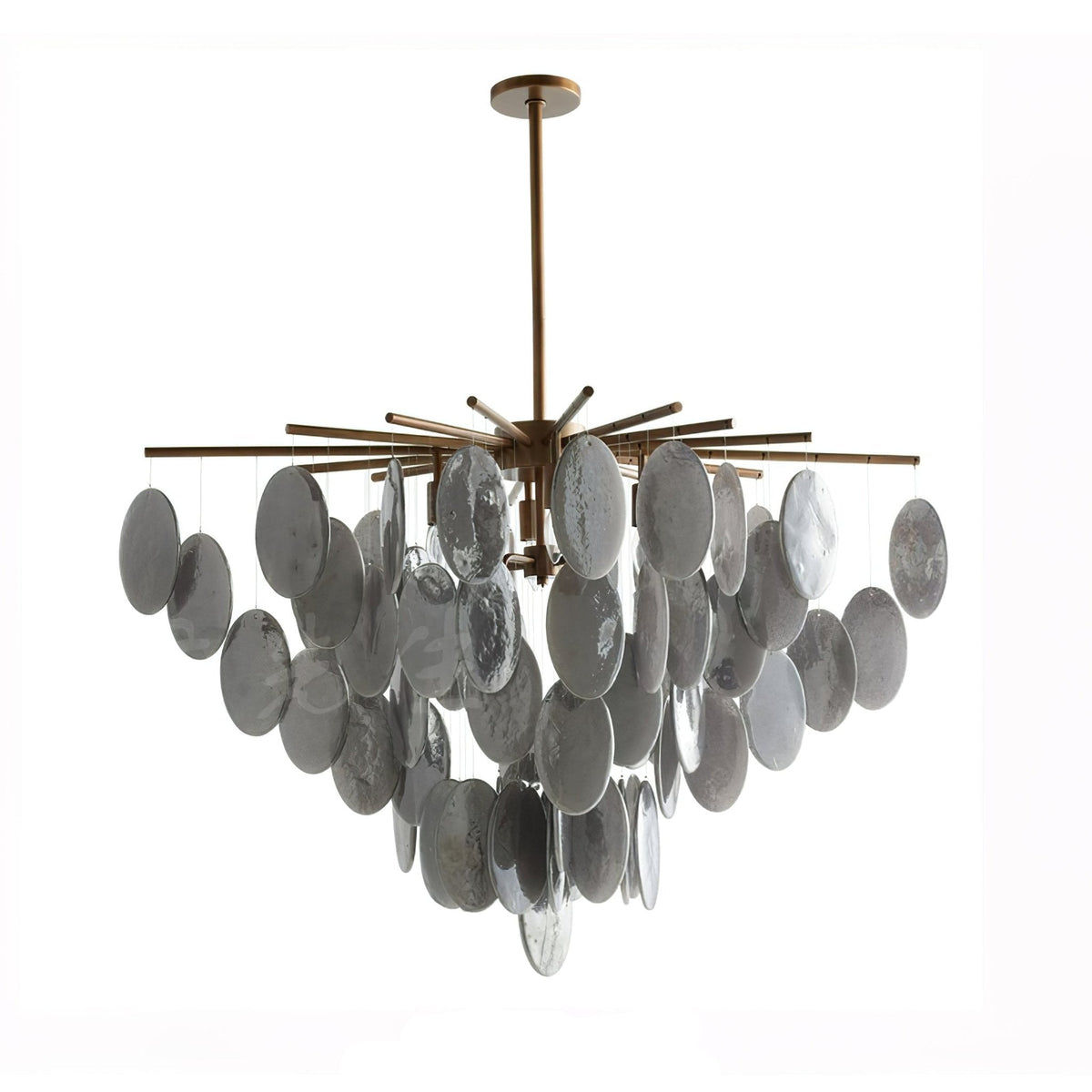 Zelvenheath Glass Chandelier-Moonnatur