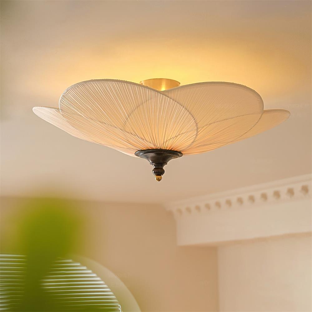 Garnelmere Fabric Ceiling Light-Moonnatur