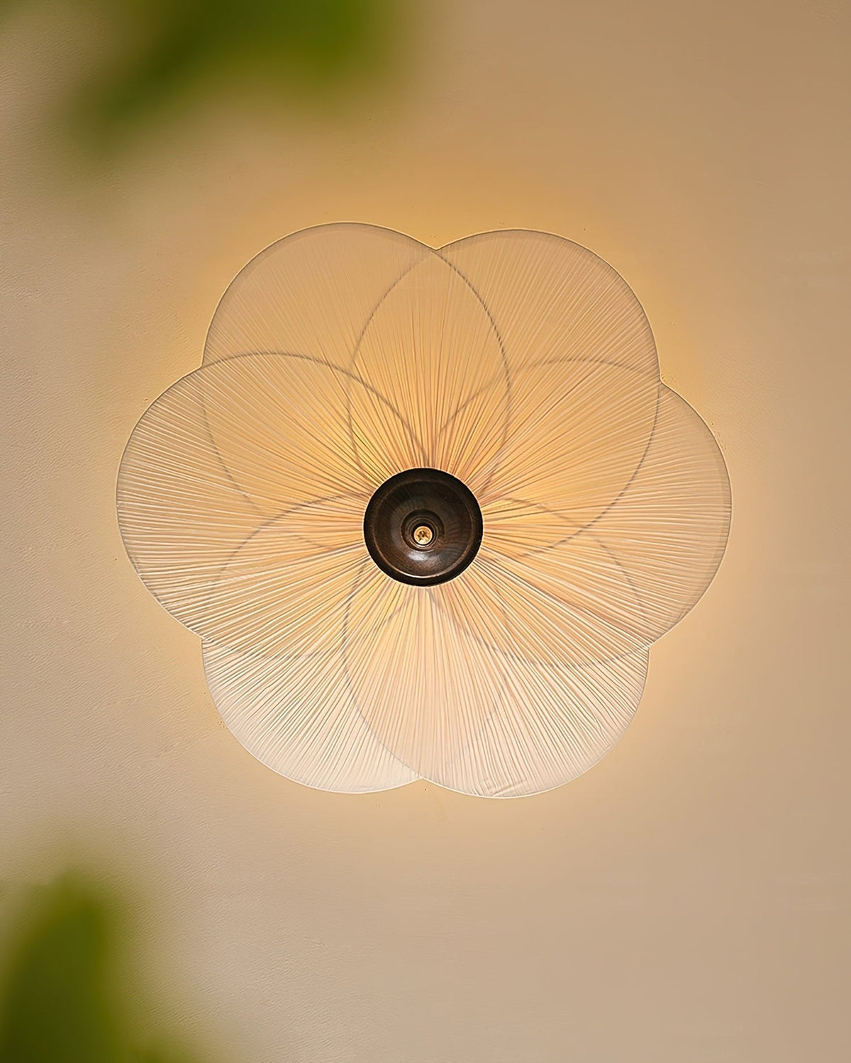 Garnelmere Fabric Ceiling Light-Moonnatur