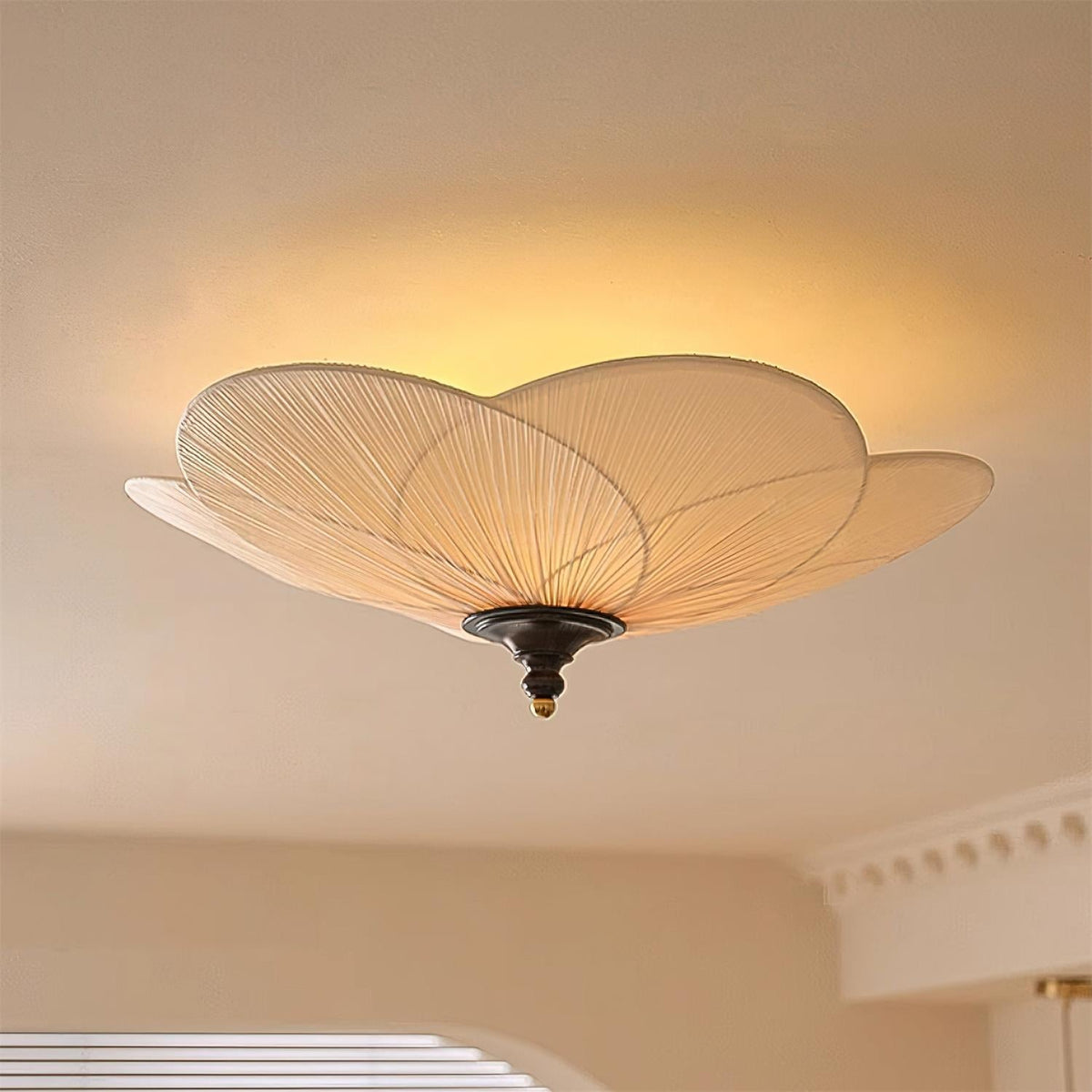 Garnelmere Fabric Ceiling Light-Moonnatur