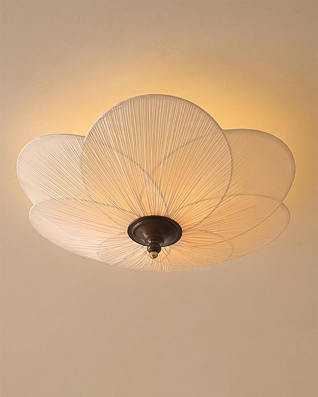 Garnelmere Fabric Ceiling Light-Moonnatur
