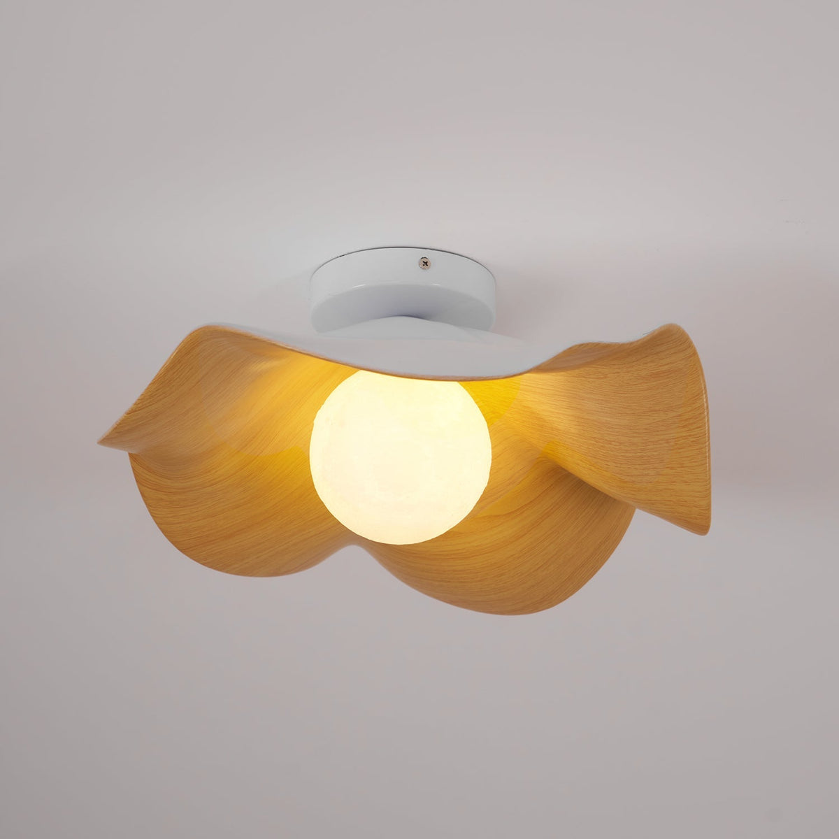 Zelvenenelle Resin Ceiling Light-Moonnatur
