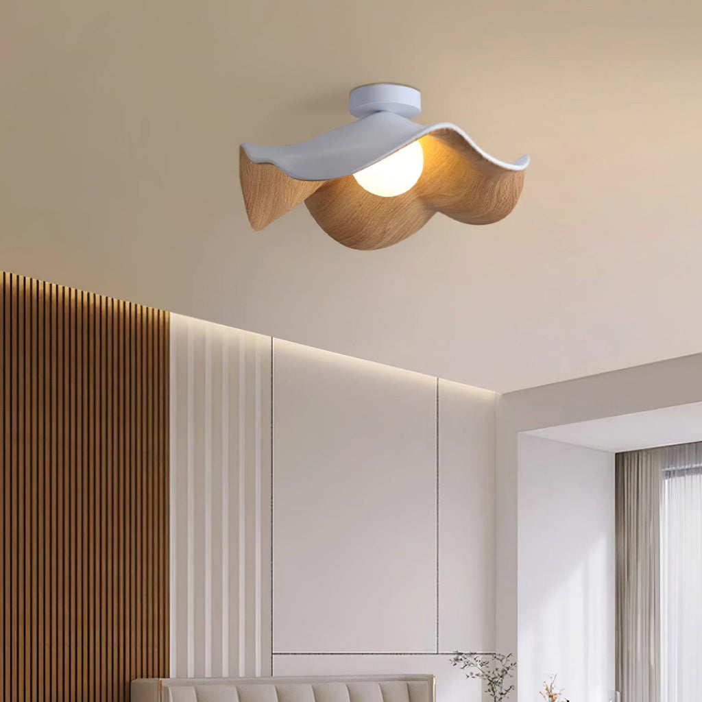 Zelvenenelle Resin Ceiling Light-Moonnatur