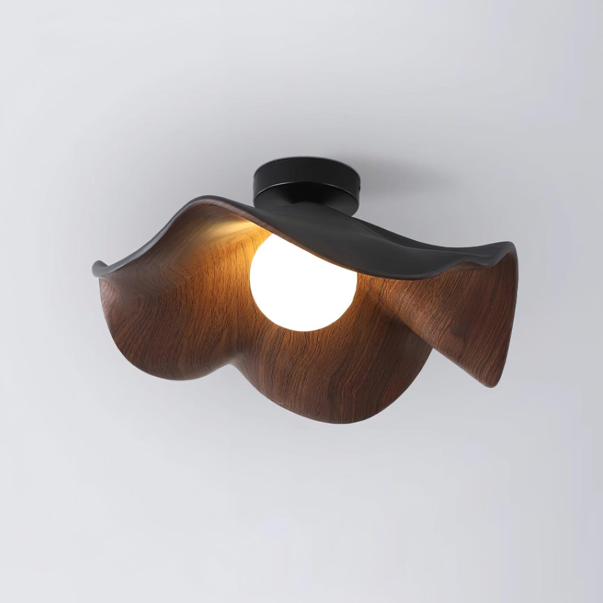 Zelvenenelle Resin Ceiling Light-Moonnatur