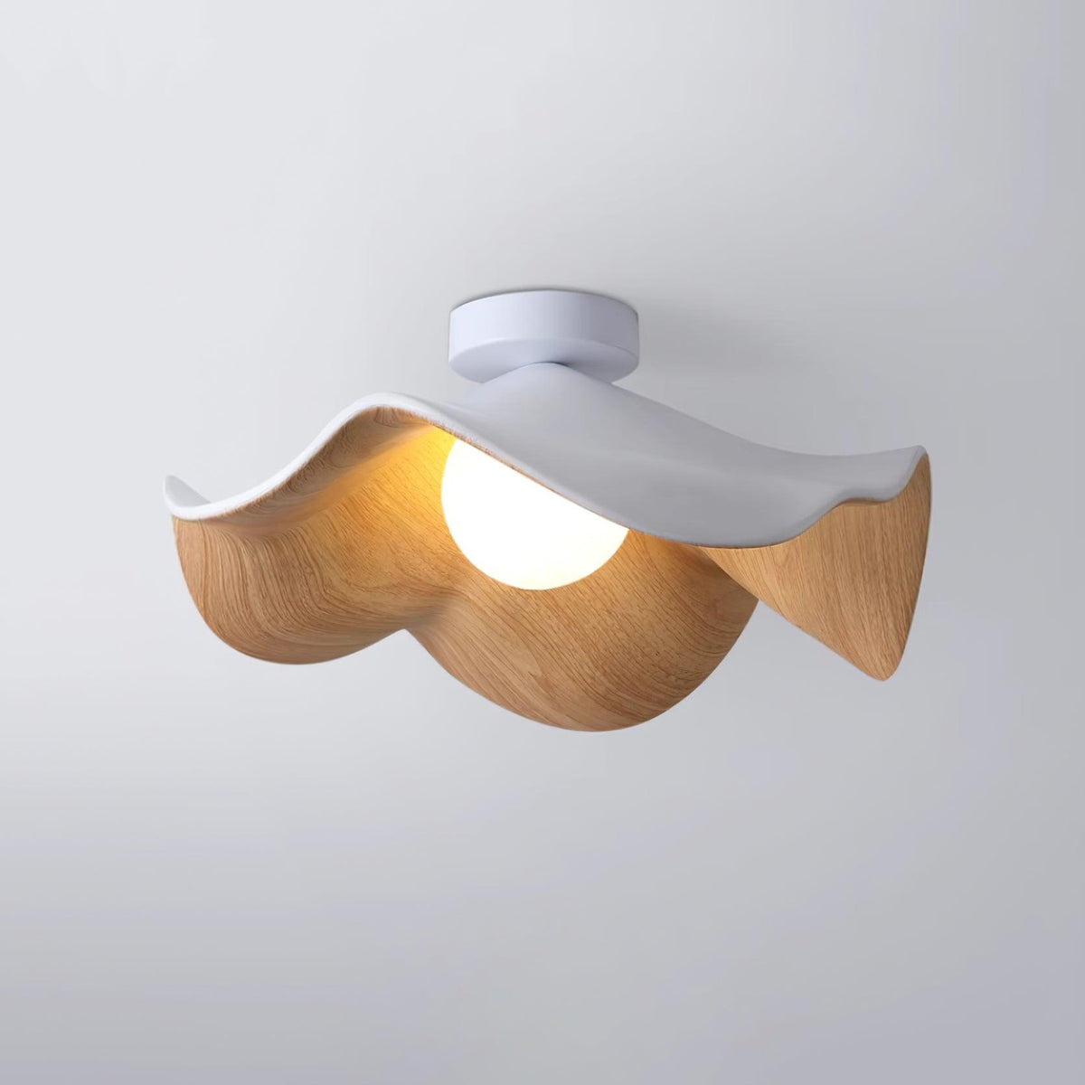 Zelvenenelle Resin Ceiling Light-Moonnatur