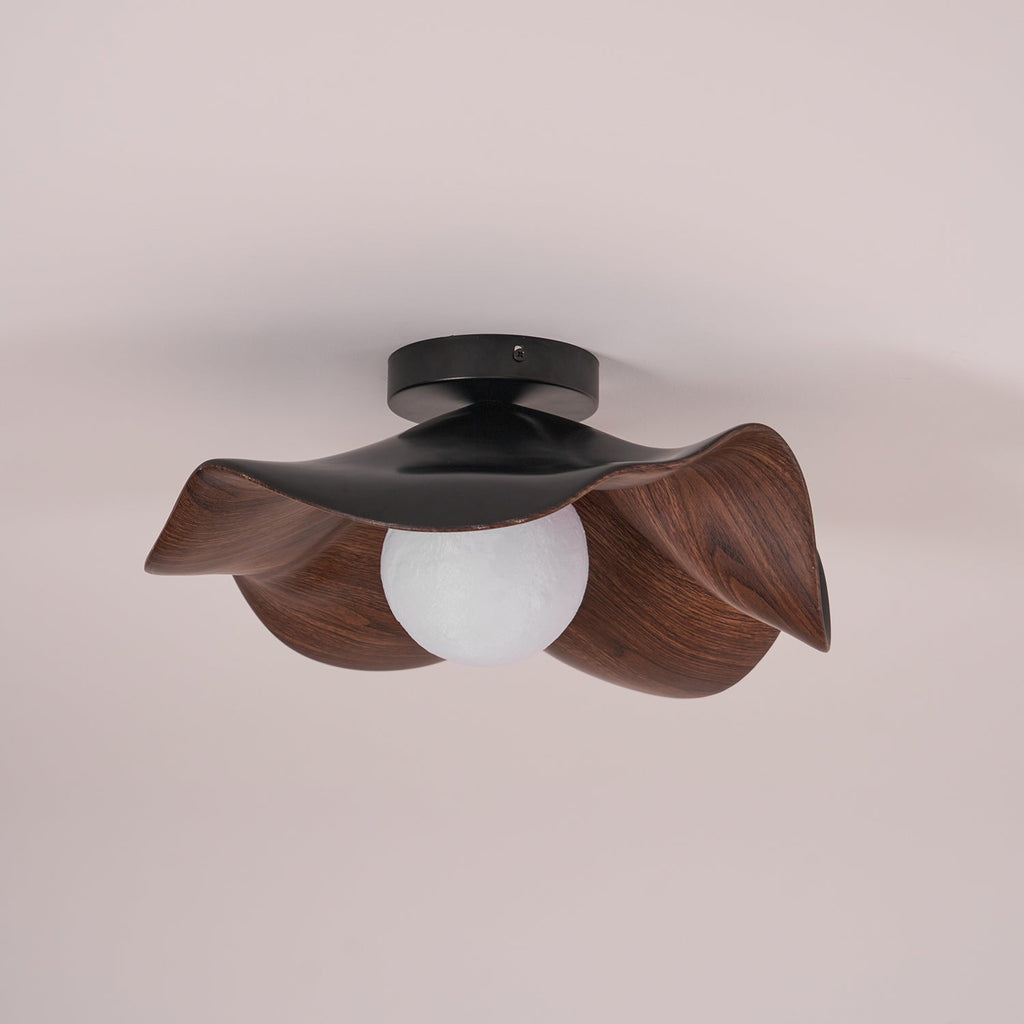Zelvenenelle Resin Ceiling Light-Moonnatur