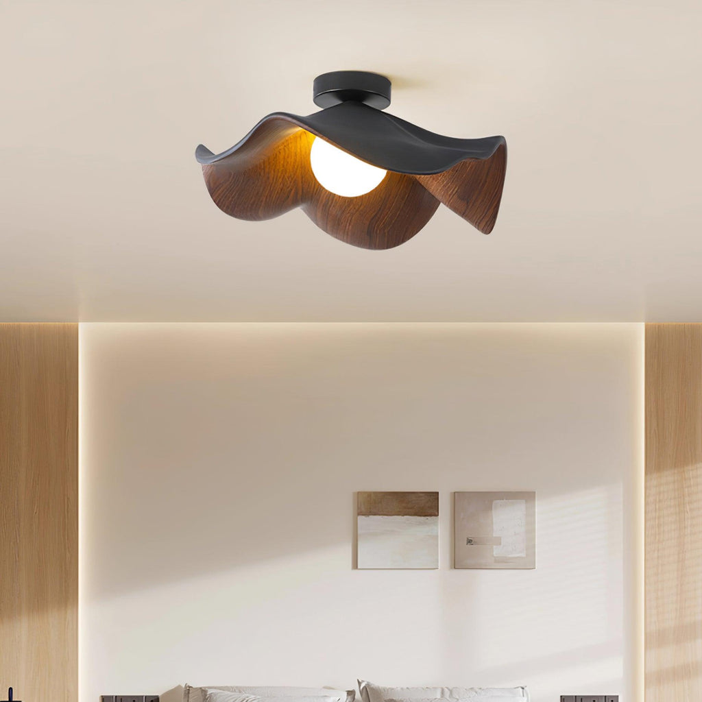 Zelvenenelle Resin Ceiling Light-Moonnatur