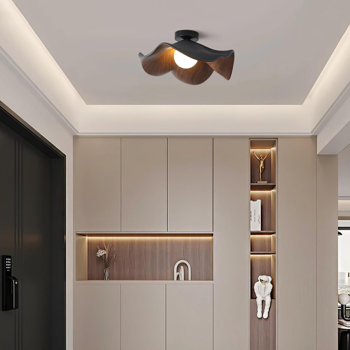Zelvenenelle Resin Ceiling Light-Moonnatur