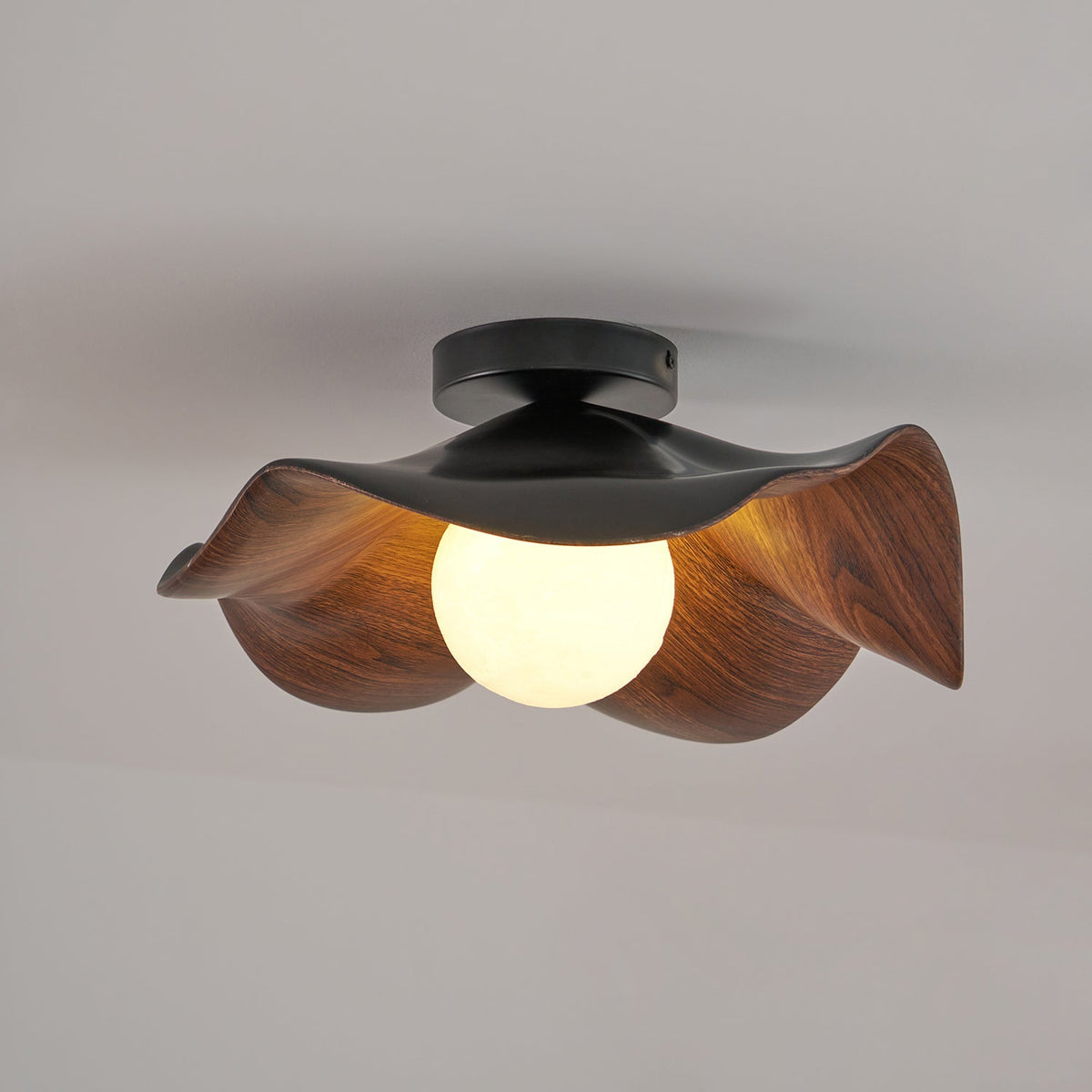 Zelvenenelle Resin Ceiling Light-Moonnatur