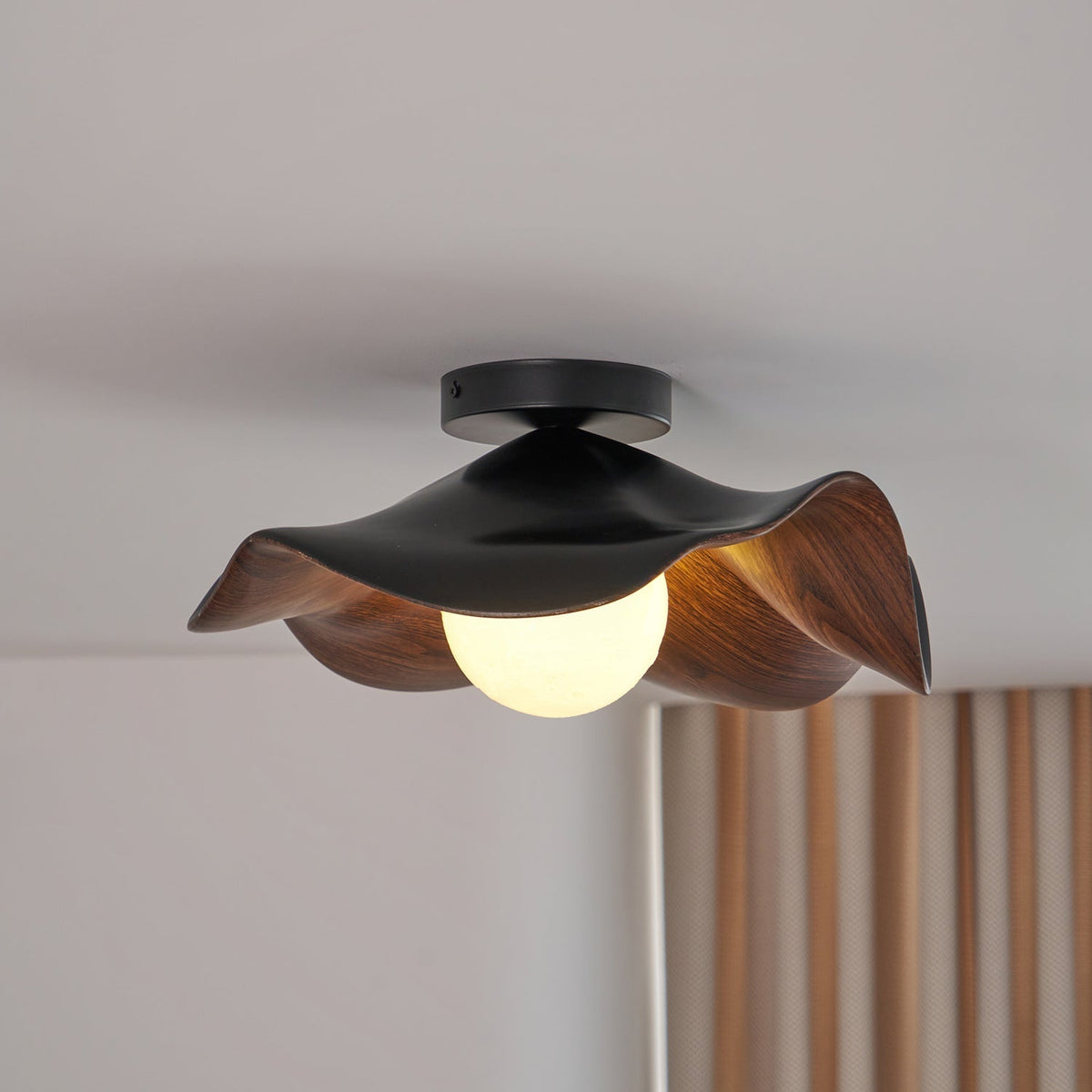 Zelvenenelle Resin Ceiling Light-Moonnatur