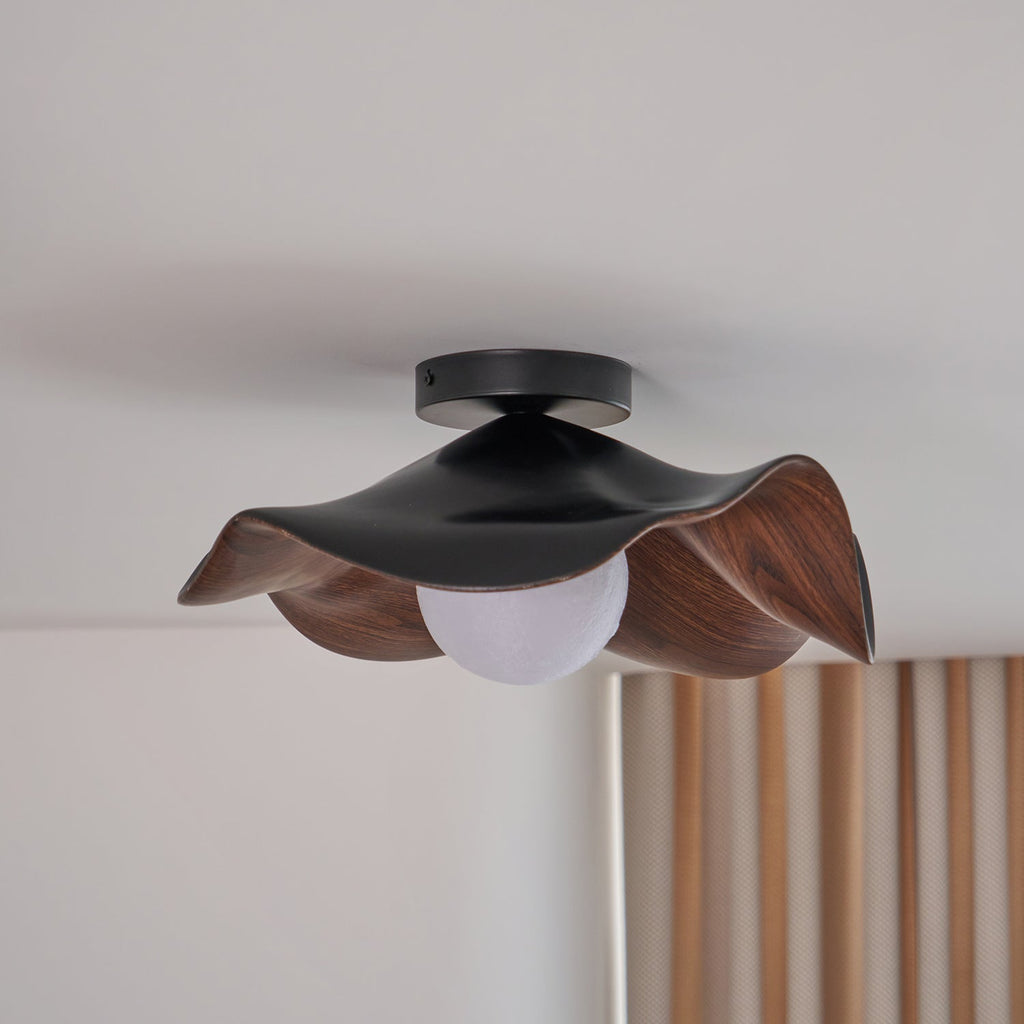 Zelvenenelle Resin Ceiling Light-Moonnatur