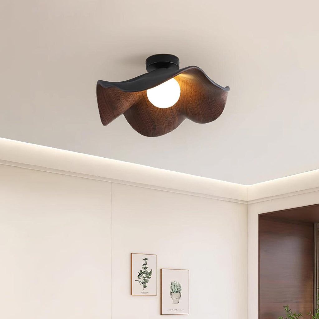 Zelvenenelle Resin Ceiling Light-Moonnatur