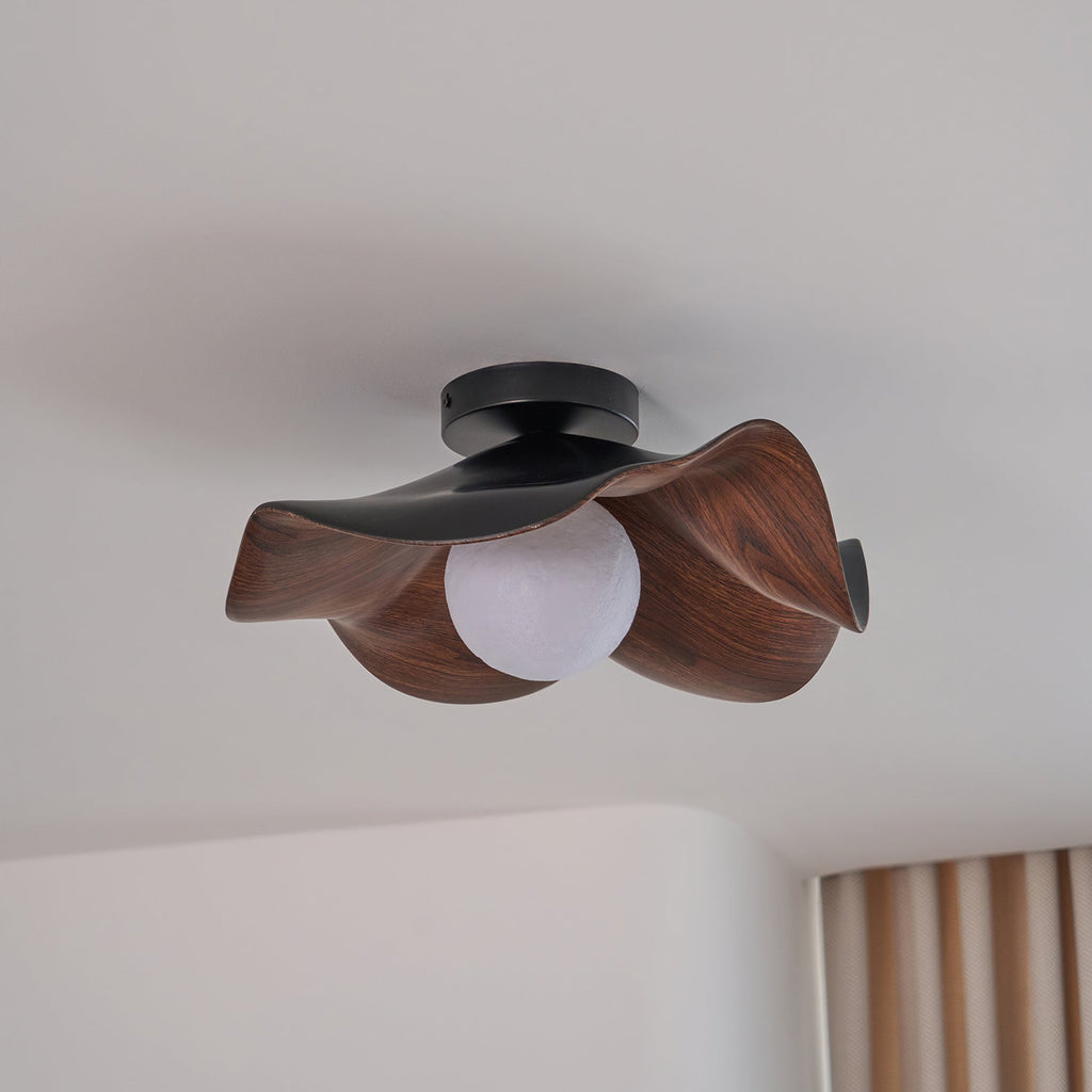 Zelvenenelle Resin Ceiling Light-Moonnatur